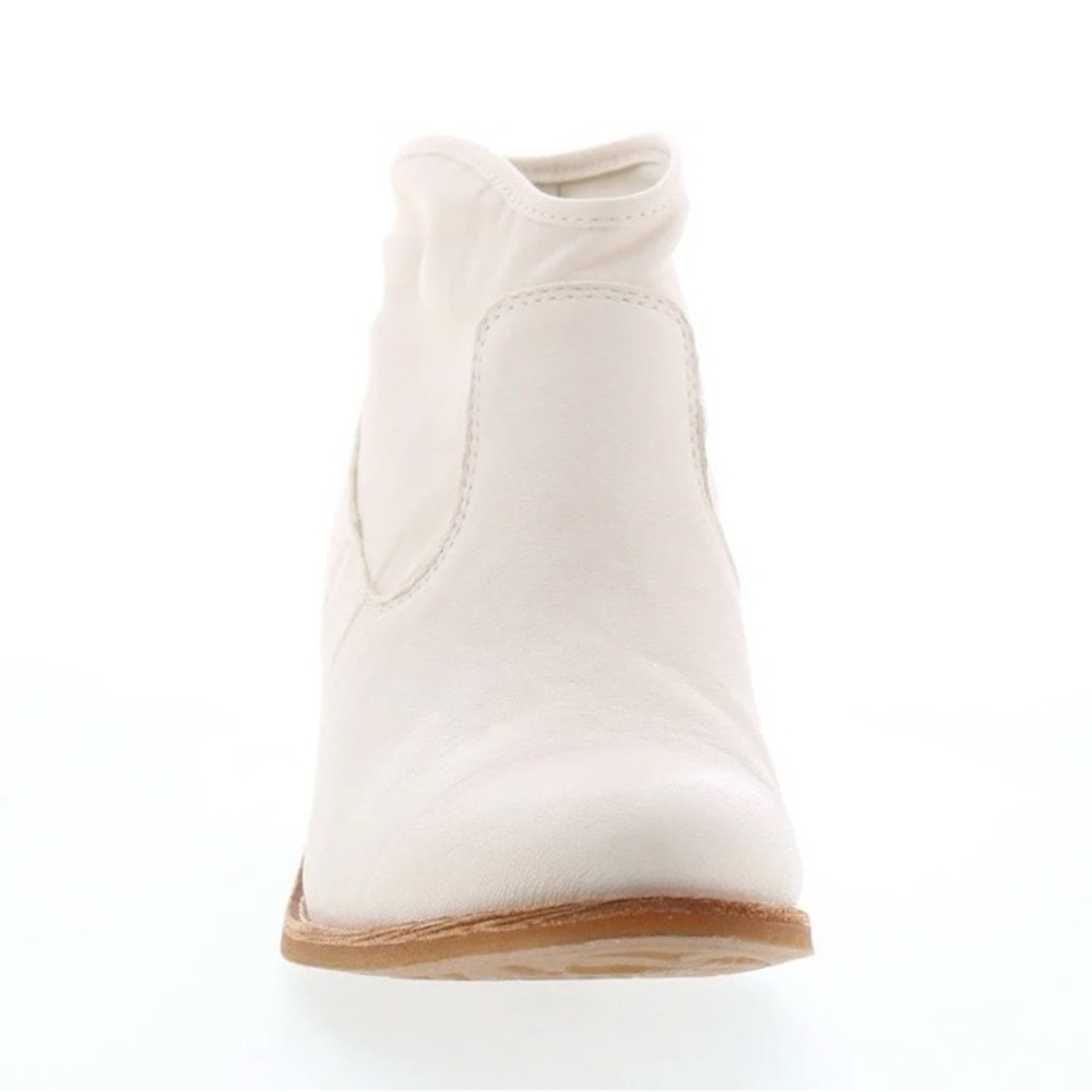 Sofft Aisley Beige Leather Ankle Boots Leather Zip Booties Size 6.5 - Picture 5 of 13
